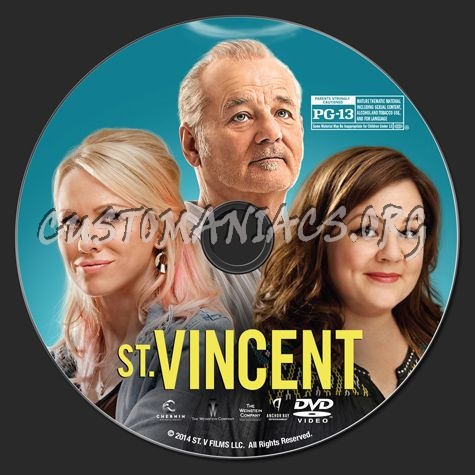 St Vincent dvd label