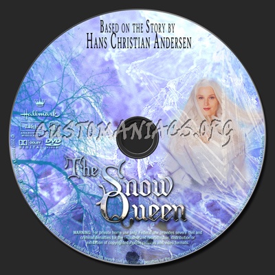 The Snow Queen dvd label