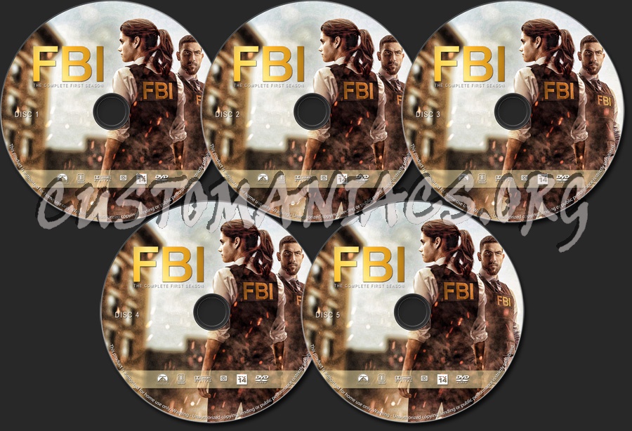 FBI - Season 1 dvd label