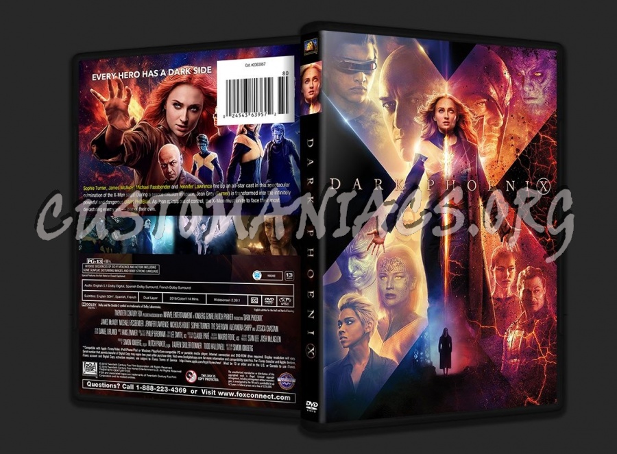 Dark Phoenix dvd cover