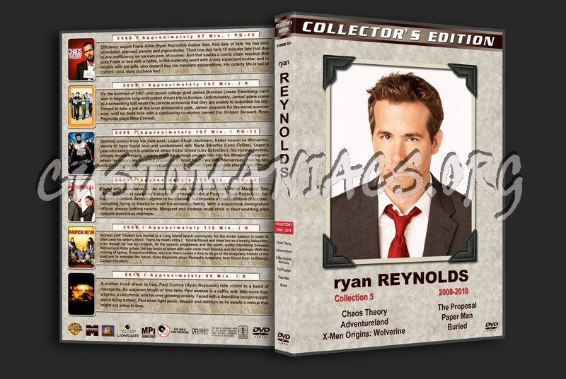 Ryan Reynolds Filmography - Collection 5 (2008-2010) dvd cover