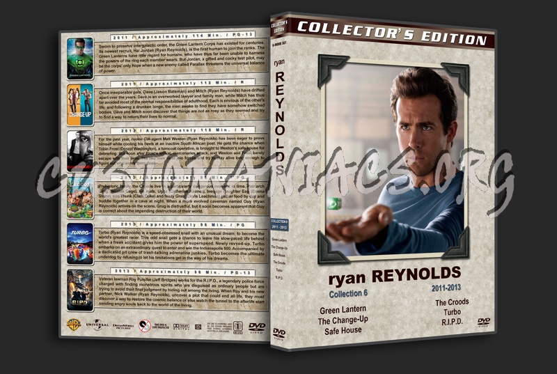 Ryan Reynolds Filmography - Collection 6 (2011-2013) dvd cover