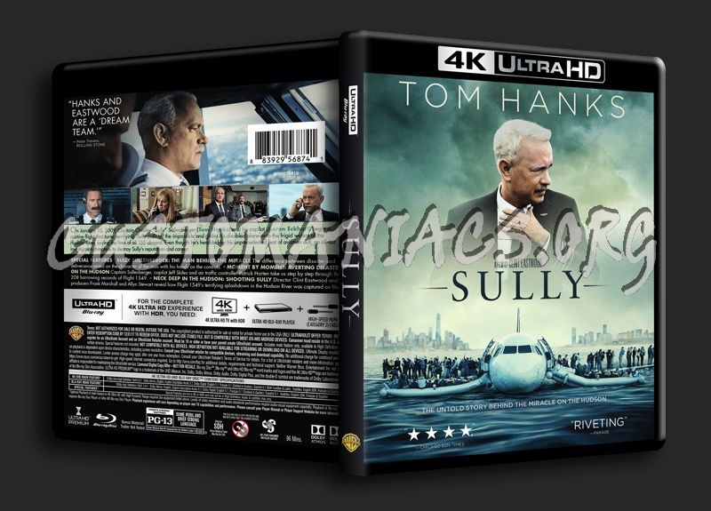 Sully 4K blu-ray cover