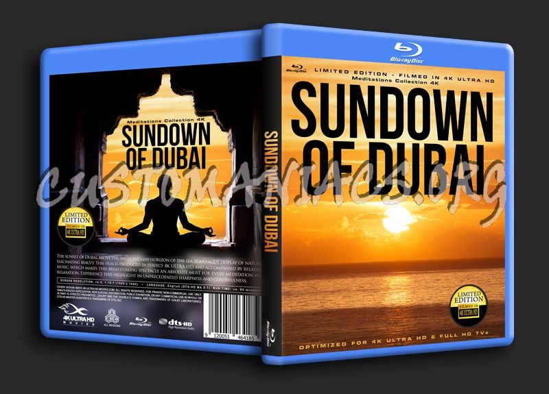 Sundown of Dubai 4K blu-ray cover