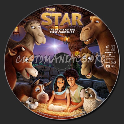 The Star (2018) blu-ray label