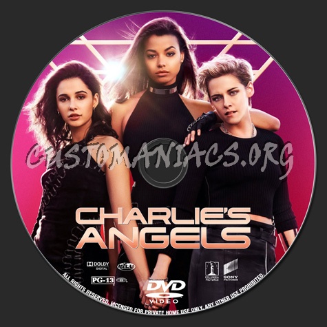 Charlie's Angels 2019 dvd label