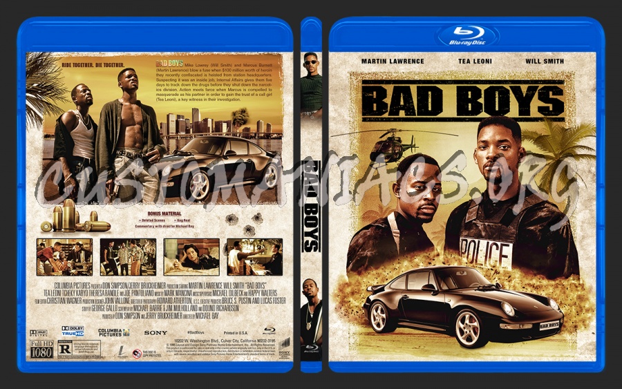 Bad Boys (1995) blu-ray cover