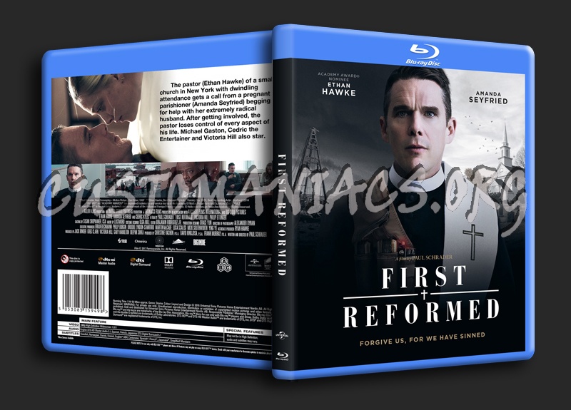 First Reformed BD blu-ray cover