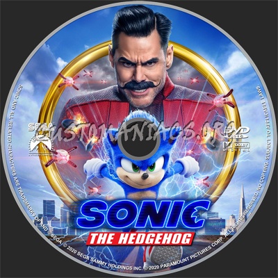 Sonic the Hedgehog (2020) dvd label