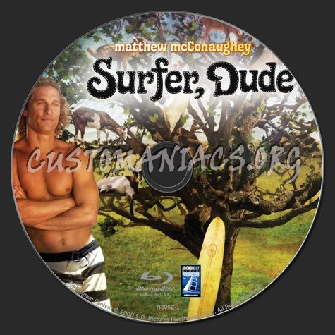 Surfer Dude blu-ray label