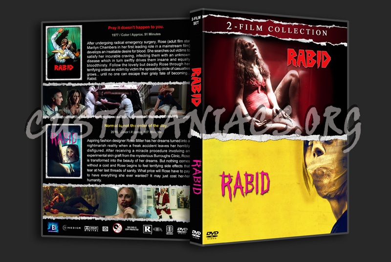 Rabid Double Feature dvd cover