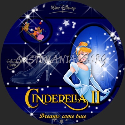 Cinderella II Dreams Come True dvd label