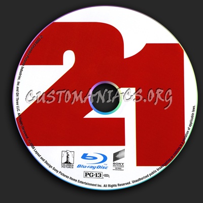 21 blu-ray label