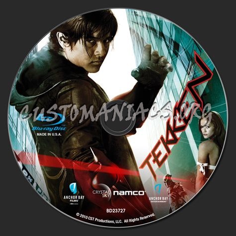 Tekken blu-ray label