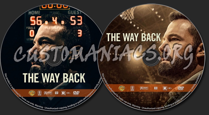 The Way Back dvd label