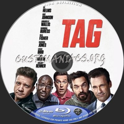 Tag blu-ray label