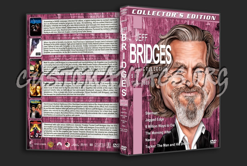 Jeff Bridges Filmography - Set 5 (1984-1988) dvd cover