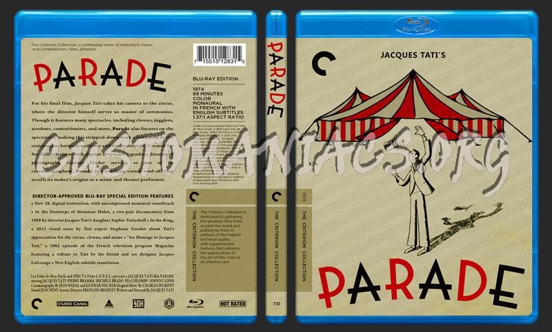 731 - Parade blu-ray cover