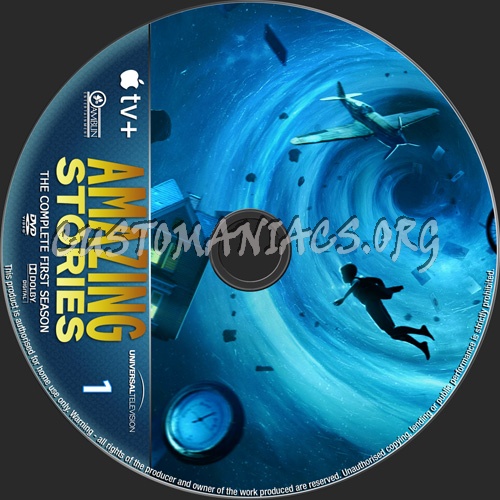 Amazing Stories Season 1 dvd label