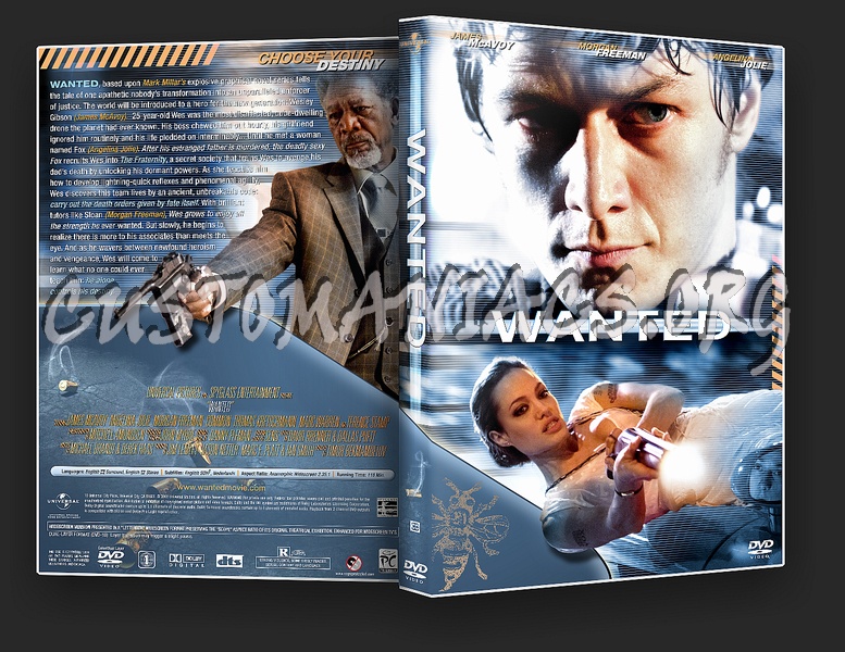 Wanted dvd cover