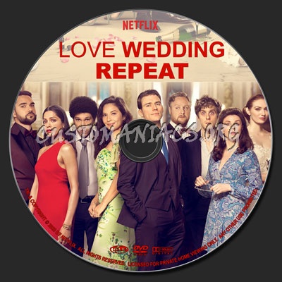 Love. Wedding. Repeat (2020) dvd label