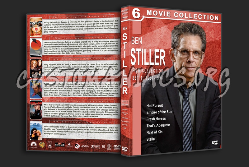 Ben Stiller Film Collection - Set 1 (1987-1990) dvd cover