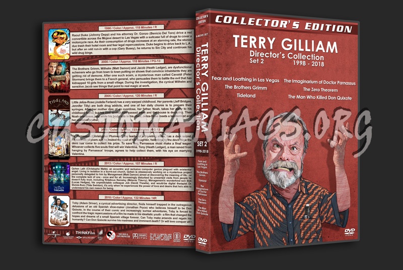 Terry Gilliam Directors Collection - Set 2 (1998-2018) dvd cover