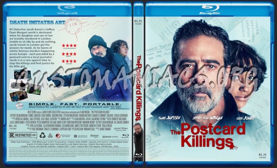 The Postcard Killings blu-ray cover