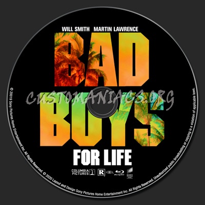 Bad Boys For Life blu-ray label