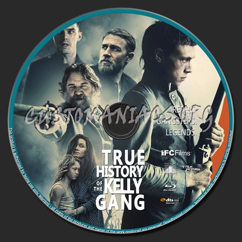 True History Of The kelly Gang blu-ray label