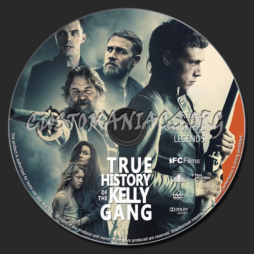 True History Of The kelly Gang dvd label