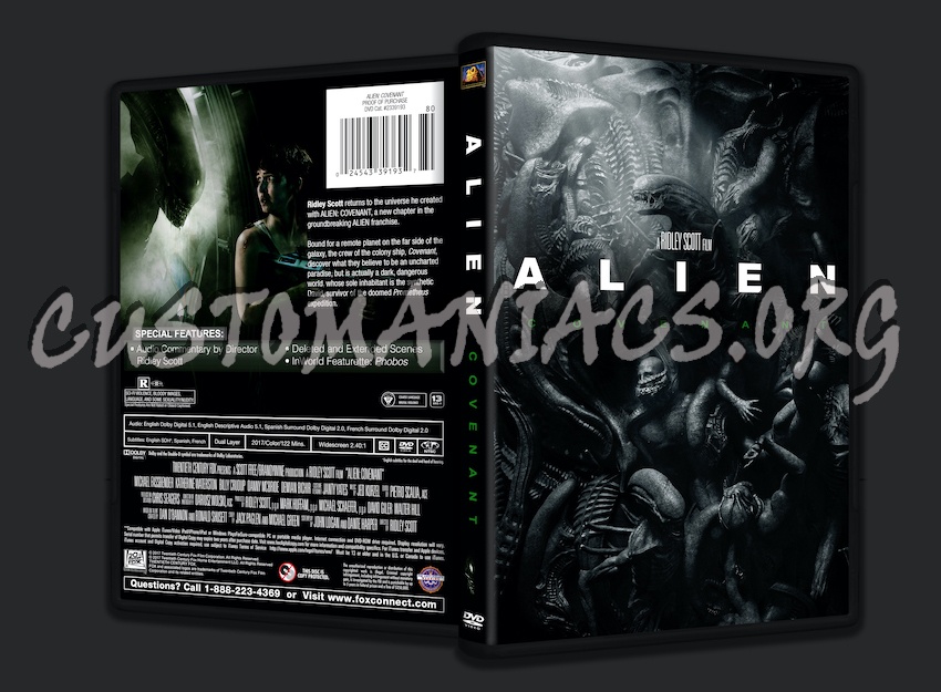 Alien: Covenant dvd cover