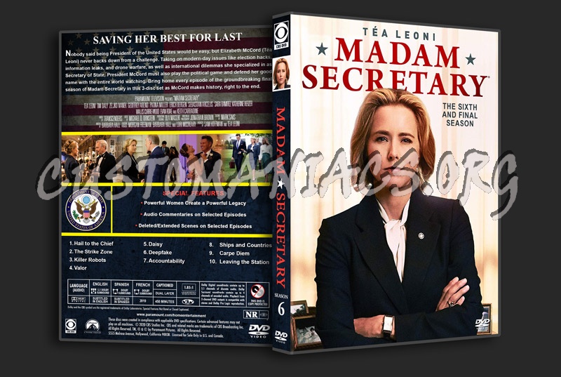 Madam Secretary - Season 6 dvd cover