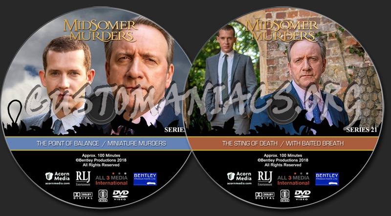 Midsomer Murders - Series 21 dvd label