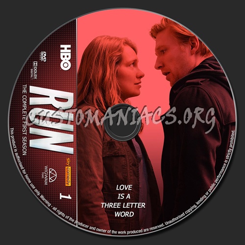 Run Season 1 dvd label