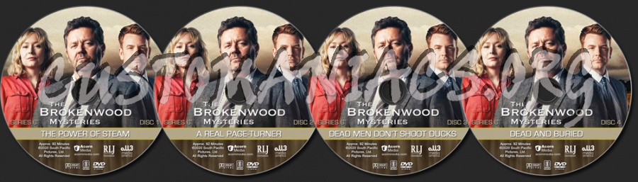 The Brokenwood Mysteries - Series 6 dvd label