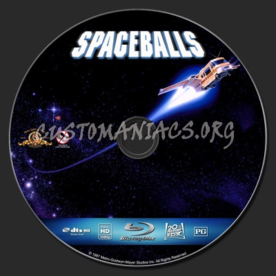 Spaceballs blu-ray label