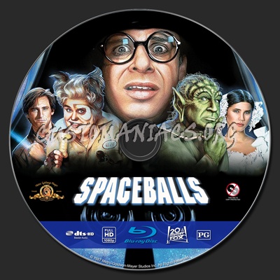 Spaceballs blu-ray label