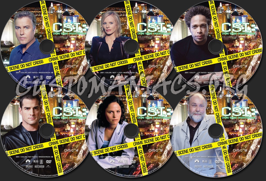 CSI: Crime Scene Investigation - Season 2 dvd label