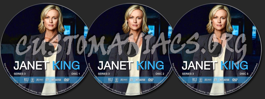 Janet King - Series 3 dvd label