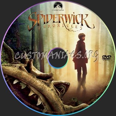 Spiderwick Chronicles, The dvd label