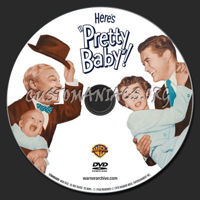 Pretty Baby dvd label