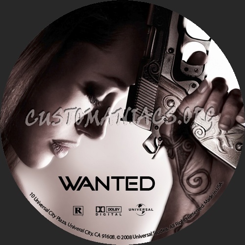 Wanted dvd label