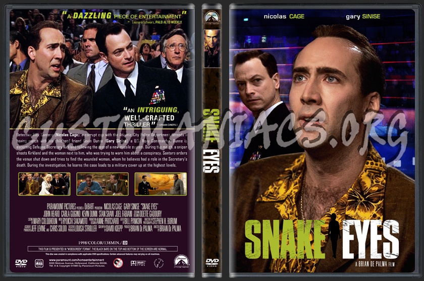 Snake Eyes dvd cover