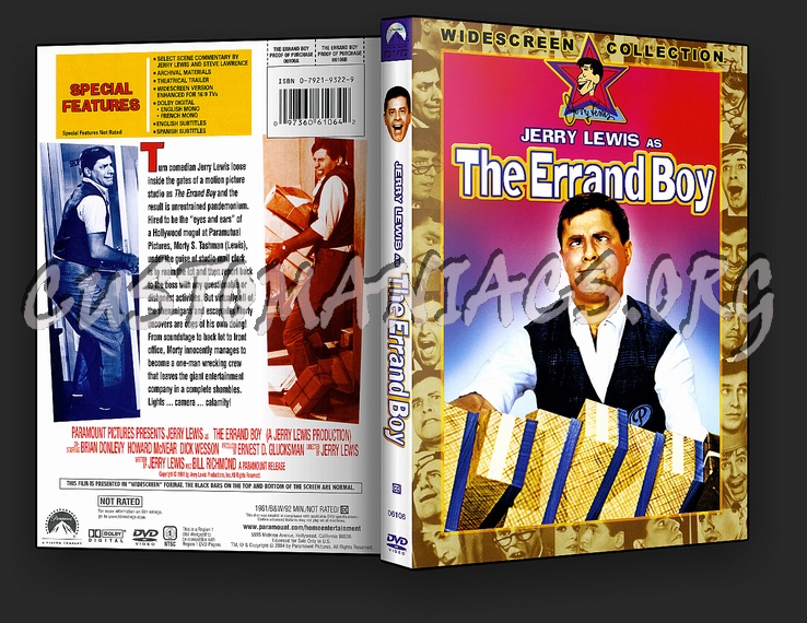 The Errand Boy dvd cover