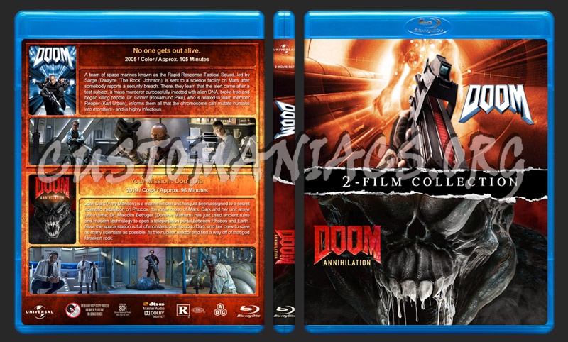 Doom Double Feature blu-ray cover