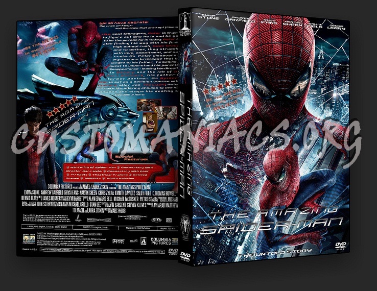 the amazing spiderman dvd cover