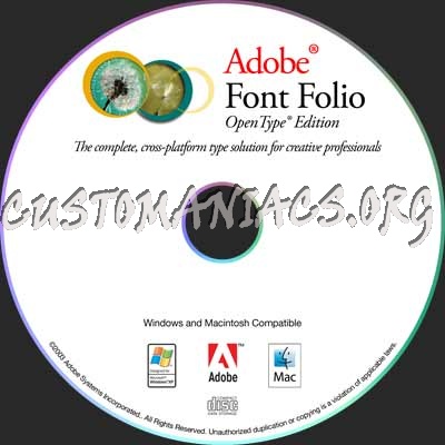 adobe font folio 9.0