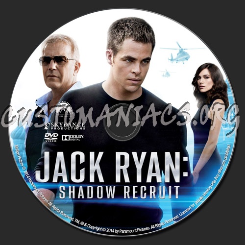 Jack Ryan: Shadow Recruit dvd label - DVD Covers & Labels by ...