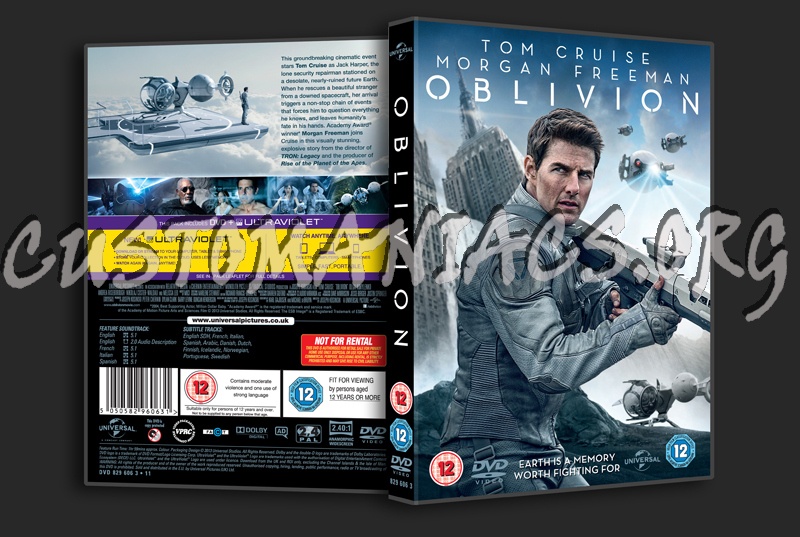 oblivion dvd label